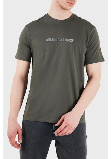 Armani Exchange Erkek T Shirt Xm002785 Af10358 U8144 Haki