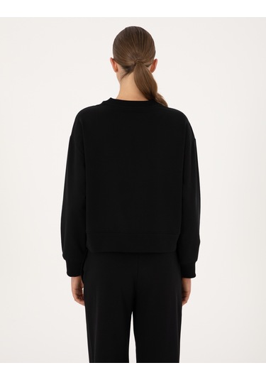 Pierre Cardin Kadın Siyah Sweatshirt 50314963-vr046 Siyah