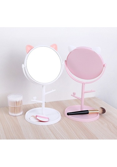 Didadodo Döner Hd Makyaj Aynası - Taşınabilir, Hafif Ve Şık Pembe Masa Aynası Döner Kullanımlı Diğer