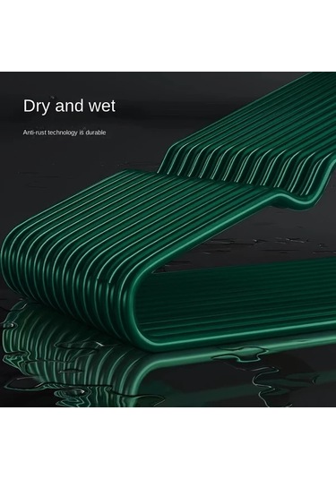 Lumaworld 20 Adet Siyah Yetişkin Kaymaz Askı, Elbise Gömlek Pantolon İçin siyah