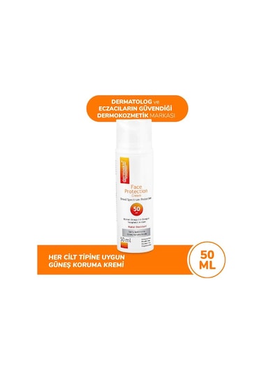 Dermoskin Face Protection Güneş Kremi SPF50 50 ML