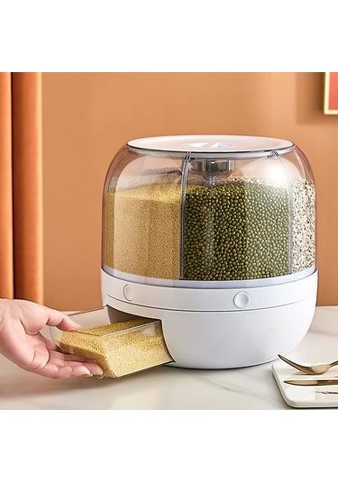 Gıda Organizeri 6 Bölmeli Mutfak Düzenleyicisi