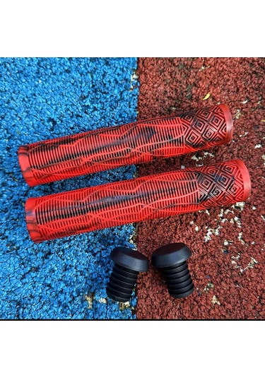 17 Cm Mtb Bmx Freeride Elcik Silikon Bisiklet Elcik Kaymaz Yapı Dirt Jump Bisiklet Elciği Kırmızı Kırmızı