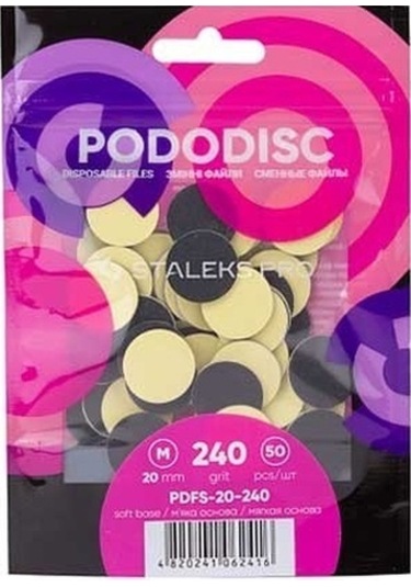 Staleks Pro Pododisc Pdfs-20/240 Tek Kullanımlık Yapışkan Pedikür Pedi 50'li