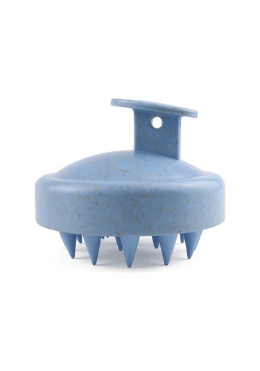 Koodmax Duş Tarağı Yumuşak Silikon Saç Yıkama Saç Derisi Masaj Tarağı - Mavi