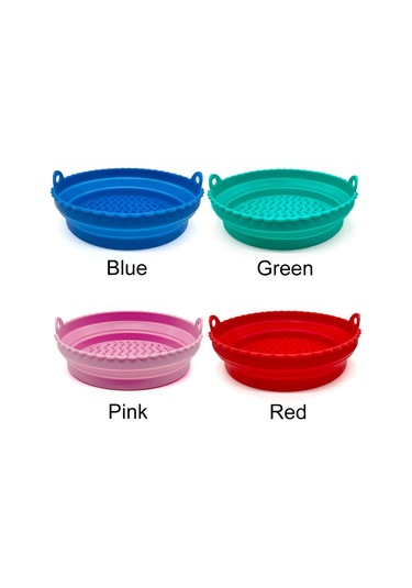 Kokoontaittuva Silikiniastia İlmakeitimelle Pembe Pembe