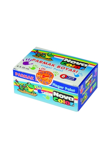 Nova Parmak Boyası 6 Renk Nc-138