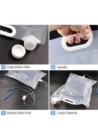 Cbtx Bahçe Dış Mekan Otomatik Bitki Saksı Çiçek Sulama Aracı 2L