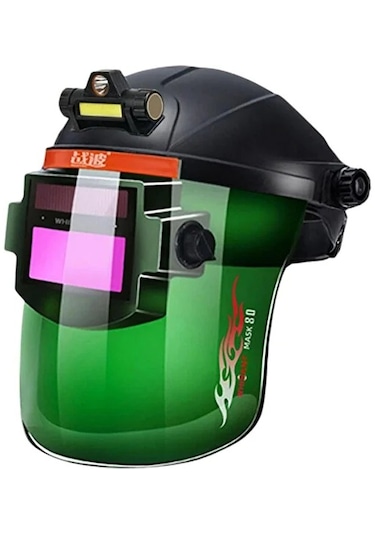 Maotai Shop Güneş Enerjili Otomatik Kararan Kaynak Kask