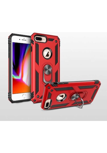 Iphone 7 Plus Yüzüklü Standli Vega Kilif Ekran Koruyucu 510331022