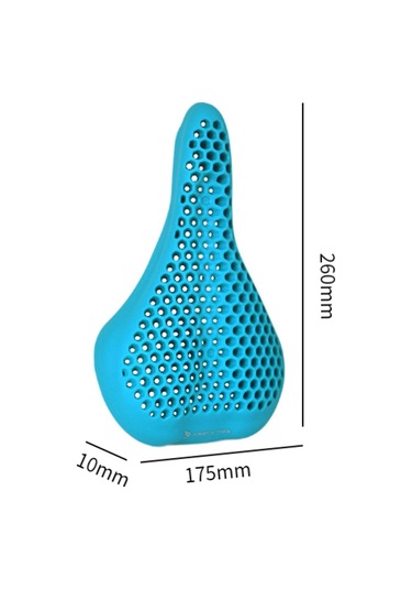 Suntek Erkekler Kadınlar Için Tam Silikon Bisiklet Koltuk Mavi Bisiklet Koltuk Kılıfı Mavi
