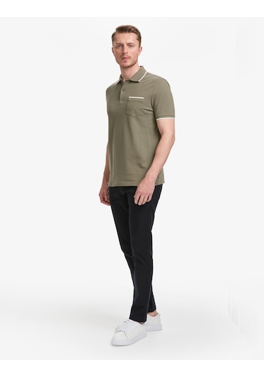 Pierre Cardin Erkek Haki Tişört 50327859-vr027