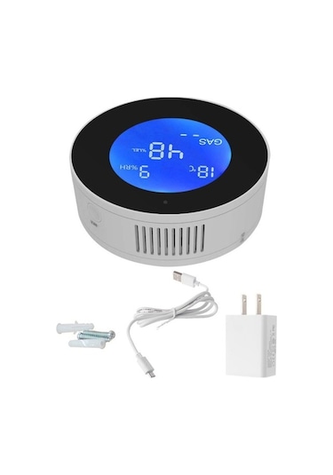 Didadodo Anlık Bildirimli Wifi Doğalgaz Kaçak Dedektörü - Ev Güvenliği İçin Uygun Diğer