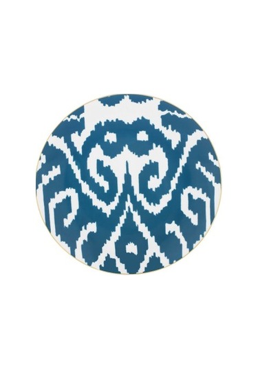 Zm Decor İkat Mavi Dubai 28cm Tabak