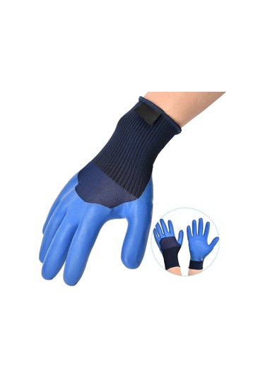Geeroyoo Doğal Lateks İş Eldivenleri: Dayanıklı, Kayma Ve Aşınma Direnci, Su Geçirmez, Konforlu Koruma
