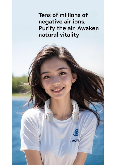 Jialan Asılı Boyun Fanı Tembel Kanatsız Türbin Taşınabilir Üç