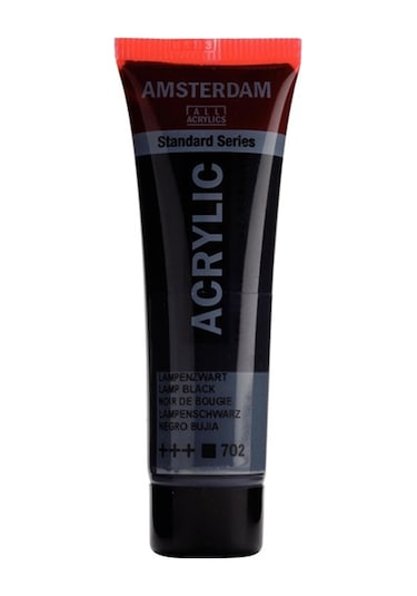 Amsterdam Lamp Siyah 120 ml Akrilik Boya 702 P-111920