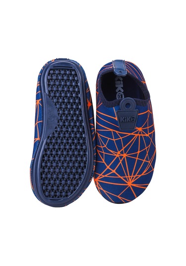 Kiko Kids Prizma Havuz Plaj Erkek Çocuk Deniz Ayakkabısı 7515 Lacivert - Turuncu Lacivert - Turuncu
