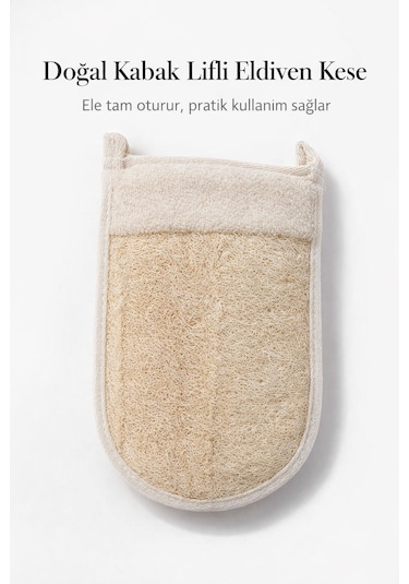 Kabak Lifli Eldiven Battal Vücut Kesesi