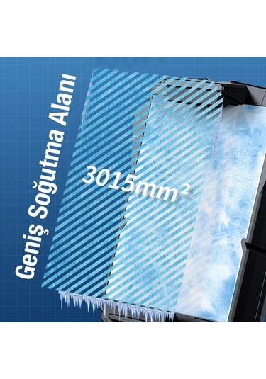 Memo Dl-a5 Cep Telefonu Soğutma Fanı Oyuncu Radyatör Soğutucu