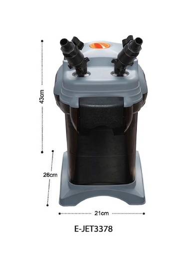 Jet 3378 Dış Filtre 1850 L/H