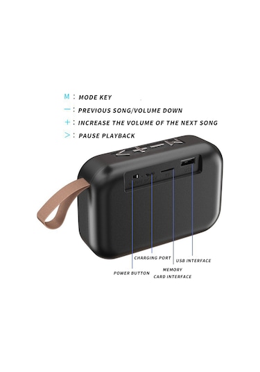 Xiyyadms Taşınabilir Bluetooth Hoparlör: Dış Mekan Sporları Ve Seyahat İçin Hafif Ve Güçlü Ses, Mavi Renk Seçeneği