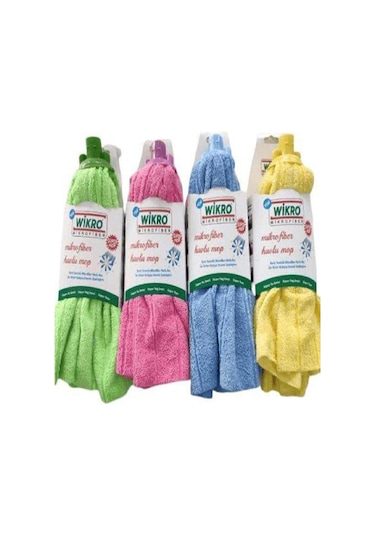 Wikro 2 Adet Mikrofiber Mop Paspas Yedek Ucu Vileda Tipi Mop
