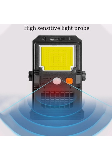 Sones E-smarter W7104-1 Klipsli Yama Güneş Enerjili Duvar Lambası Sivrisinek Öldürücü Lamba Taşınabilir Vücut Sensörlü Açık Bahçe Lambası