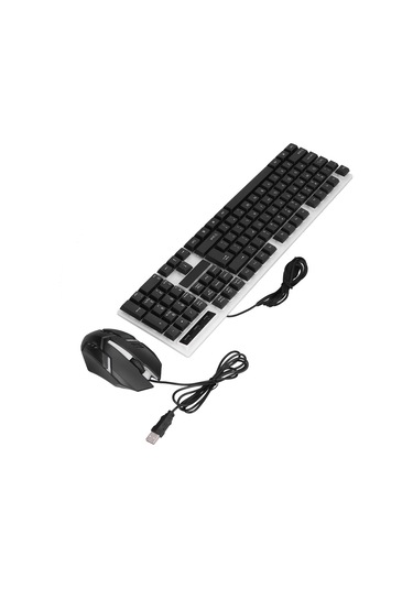 Usb Klavye Ve Fare, Dayanıklı Abs, Rahat Ergonomik Tasarım, Ofis Ve Ev İçin Bilgisayar Aksesuarları