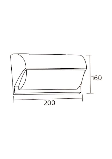Horoz 076-095-0020 Mozart-20 20w Siyah 3000k Led Bahçe Armatürü Gün Işığı