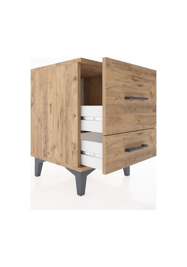 Hyperion Komodin 2 Çekmeceli 44x44x64 Çam-çam Atlas Çam