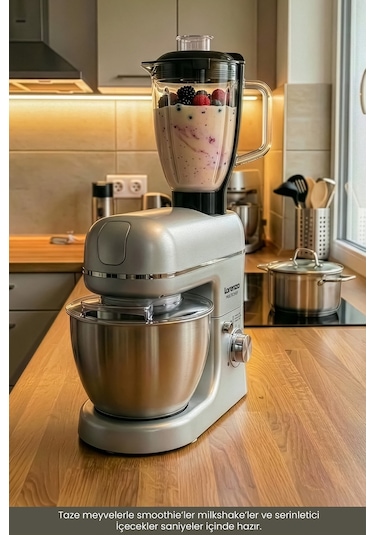 Lorenzo Multichef 1500 W  3 in 1 Stand Mixer