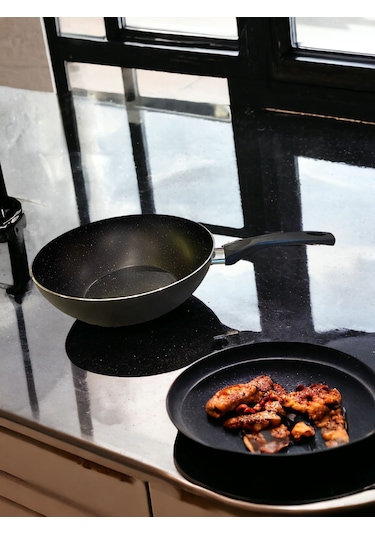 Ragnar 2'li Tava Seti , Wok Tava Krep Tava 2 Parça Tava Set