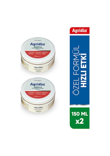 Agridin Arnica Masaj Kremi 2 x 150 ML