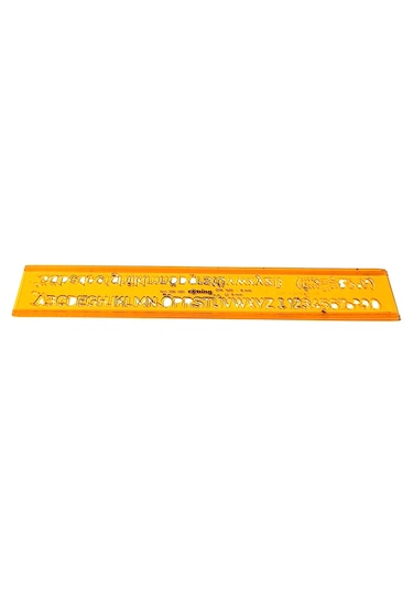 Rotring Yazı Şablonu 8 MM 306 080 Sarı