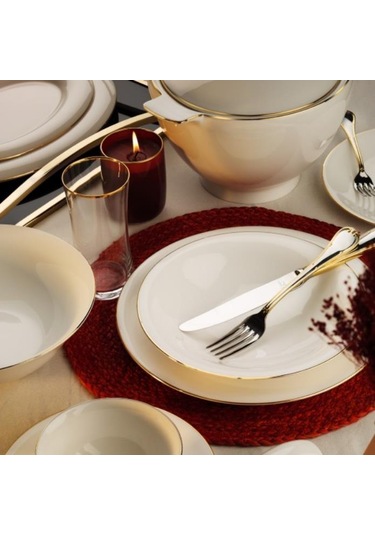 Royal London Amanda Gold 60 Parça Yemek Takımı Diğer