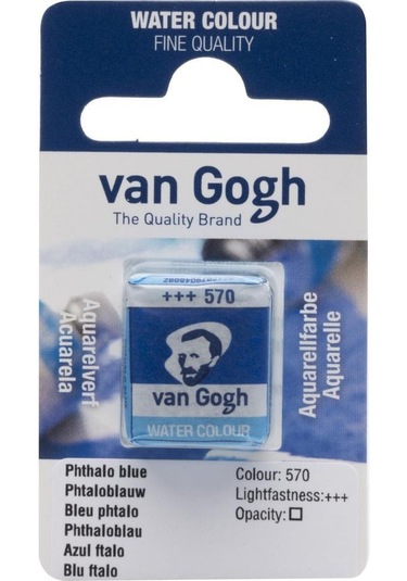 Talens Van Gogh Tablet Suluboya 1/2 Phthalo Blue 570