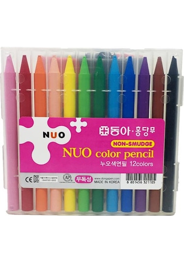 Nuo 12 Renk Mum Boya Kalemi