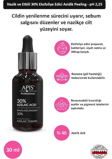 Apis Natural Azelaic Acid Peeling 30 ML