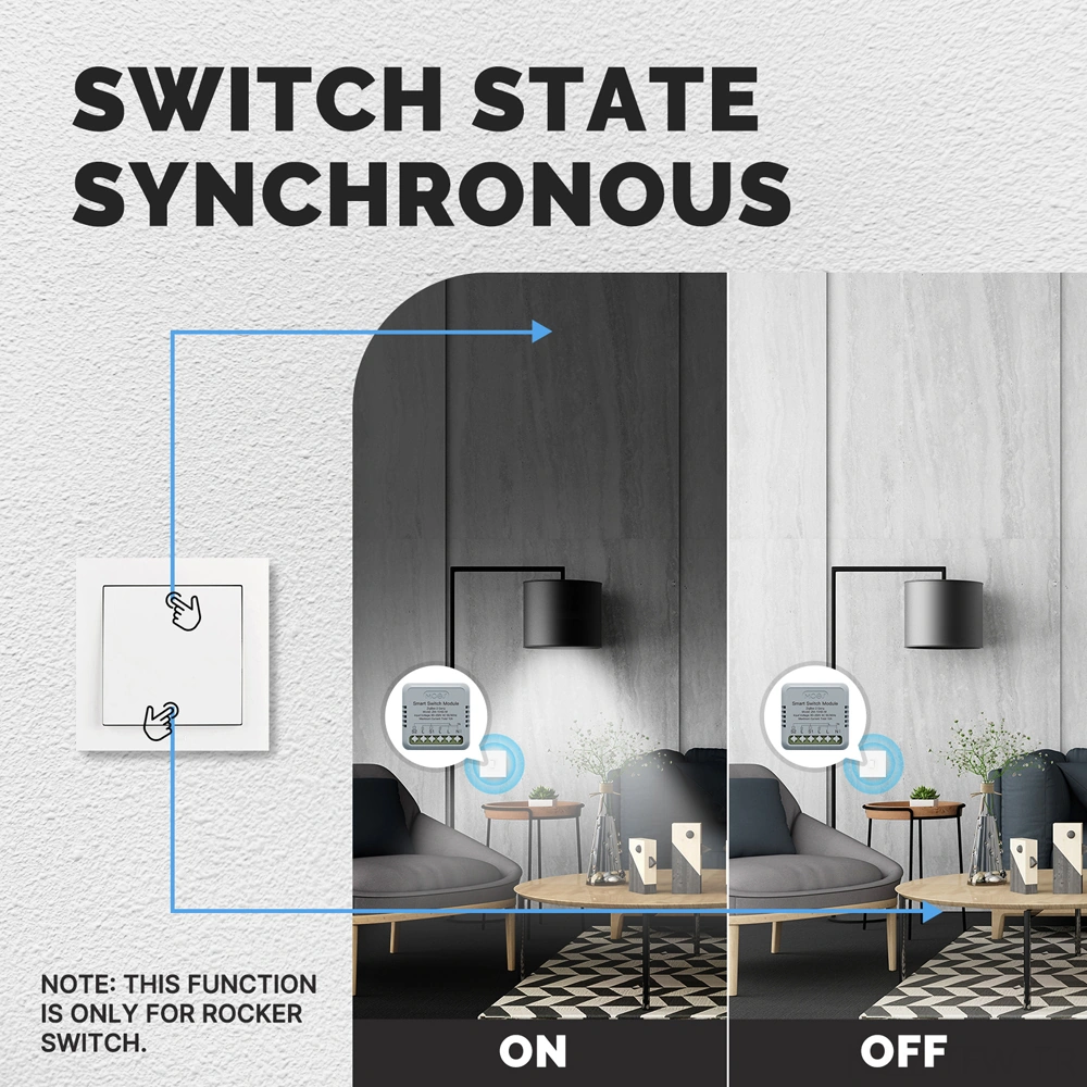 Tenfowee Tuya Zigbee Akıllı Ev Anahtarı Modülü - 2 Yollu, Uygulama İle Uzaktan Kontrol, Zamanlama Özelliği, Zigbee 3.0, 90-250v - Zm-104b-m