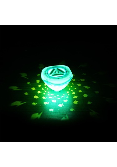 Youmex Yüzülebilen Balık Desenli Led Işık - 6 Farklı Renk Modu 2 Dinamik + 4 Statik - Havuz, Banyo, Bar Partisi Dekorasyonu 1 Adet, Pil Dahil Değil Mavi