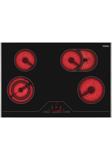 Vestel AO-78370 S Ankastre Cam Ocak