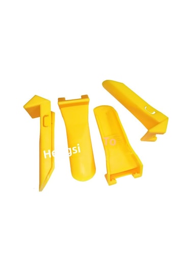 Geeksen Oto Lastik Çıkarma Makinesi Aksesuarı: 4'lü Kısa C Tipi Plastik Kanca Koruyucu Kılıf Seti - Dayanıklı Ve Kolay Kullanım