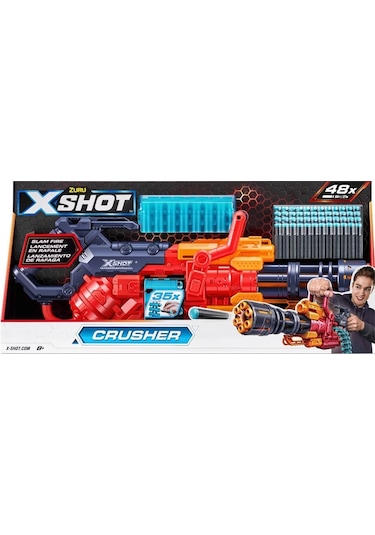 36382 Zuru X-shot Silah Sünger Atan Excel-crusher 48 Mermi -sunman