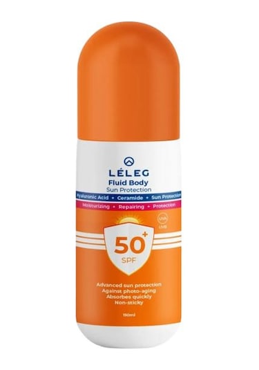 Leleg Fluid Body Vücut Güneş Kremi SPF50+ 150 ML