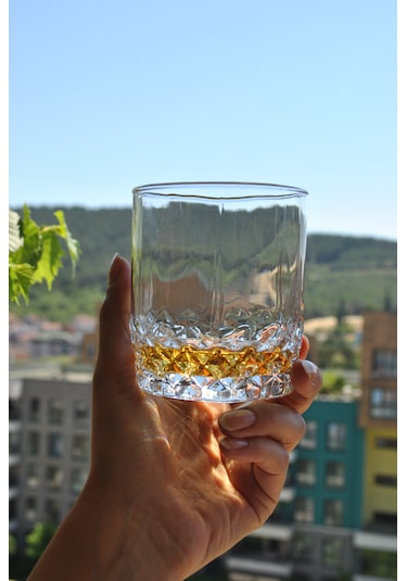 2'li Cam Viski Bardağı Kokteyl Bardak 340 Ml