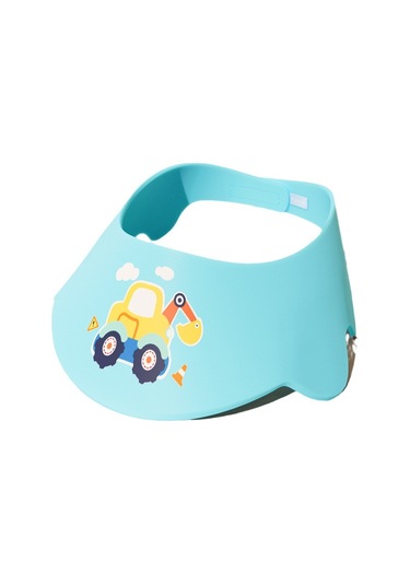 Kosona Küçük Çocuklar İçin Su Geçirmez Kulaak Ve Göz Korumalı Şampuan Şapka, Ayarlanabilir Boyutlu Banyo Aleti Pembe Tavşan