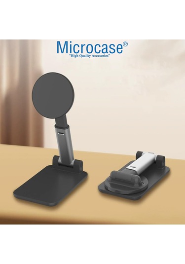 Microcase Masaüstü Ayarlanabilir Manyetik Başlıklı Dönerli Telefon Tutucu - Al5091 -