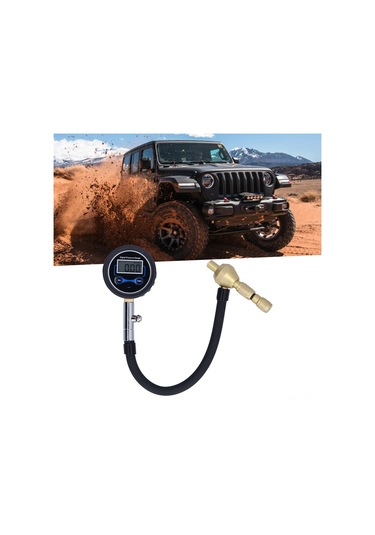 Reedark Off-road Araçlar İçin Lcd Ekranlı Dijital Lastik Basınç Ölçer - Yüksek Hassasiyetli, Deflasyon Tuşu Ve Dahili Pil İle