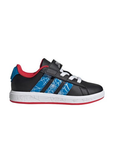 Adidas Adi Das Grand Court Spider- Cblackbrbluepurrub Unisex Çocuk Siyah Günlük Ayakkabı Crblck Siyah